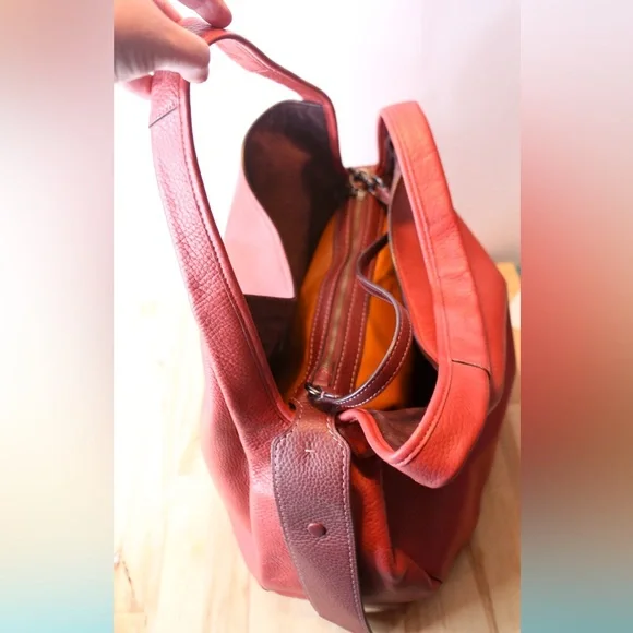 Authentic Coach 86760 Bandit Hobo Washed Red - Picture 4 of 15